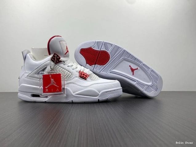 Bmlin Shoes Red Elegant Retro Jordan 4 Metallic CT8527- 3958 1029